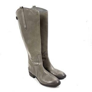 Sam Edelman - Penny | Grey Leather Riding Boots